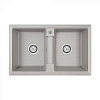 Paulmark Tandem Кухонная мойка It-Granit 81x50 см, цвет: серый PM238150-GR
