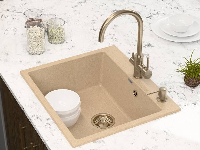 Paulmark Sauber Дозатор для жидкого мыла встраиваемый латунь, цвет: бронза D001-BR