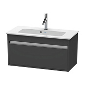 Duravit Ketho База под раковину 41x80xh38,5 см, 1 выдв. ящик, цвет графит матовый KT642304949