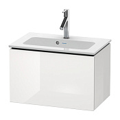 Duravit L-Cube База под раковину 40x62xh39,1 см, 1 выдв. ящик, цвет белый глянцевый LC615602222