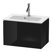 Duravit L-Cube База под раковину 40x62xh39,1 см, 1 выдв. ящик, цвет черный глянцевый LC615604040