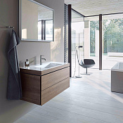 Duravit L-Cube База с раковиной 50x80x48 см, 2, American Walnut LC6927O1313