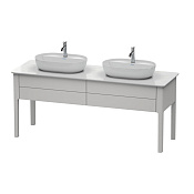 Duravit Luv База напольная для двух раковин, цвет скандинавско белый LU9562B3939