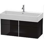 Duravit Vero Air База под раковину 44,1x98,4xh43,1 cм, черный HighGloss VA650804040