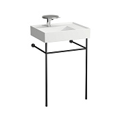 Laufen Kartell Консоль для раковины 810334/5,53,5х44хh79 cм, цвет черный матовый 3.8533.5.450.000.1