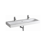 Geberit ICon Раковина 120х48,5 см, 2 отв., подвесная, цвет: белый 124020000