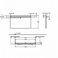 Geberit ICon Зеркало с подсветкой 120х75 см 840720000