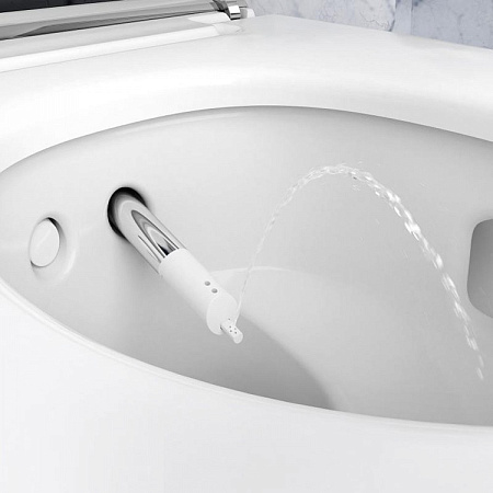 Geberit AquaClean Mera Classic Унитаз-биде подвесной безобод. с крышкой микролифт цвет: белый глянц. 146.204.11.1