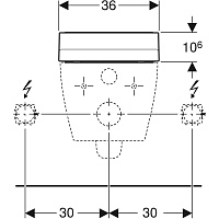Geberit AquaClean Tuma Comfort Крышка-биде для унитаза с микролифтом, цвет: белый глянцевый 146.274.FW.1