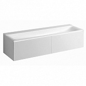 Geberit Xeno2 Тумба 159,5х35х47,3 см, с двумя выдвижными ящ., цвет: белый/мат. покр. 500.346.01.1