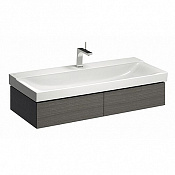 Geberit Xeno2 Тумба 117,4х22х46,2 см, с двумя выдвижными ящиками, цвет: серый/меламин 500.517.43.1