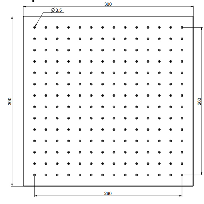 Fima Carlo Frattini Wellness Верхний душ 30х30 см, цвет: хром F2216/2CR