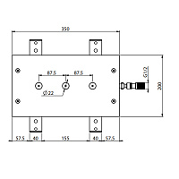 Fima Carlo Frattini Wellness Верхний душ 35х20 см, цвет: хром F2815CR
