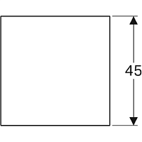 Geberit Xeno2 Стеклянная полка 45х0,8х45 см 500.523.00.1