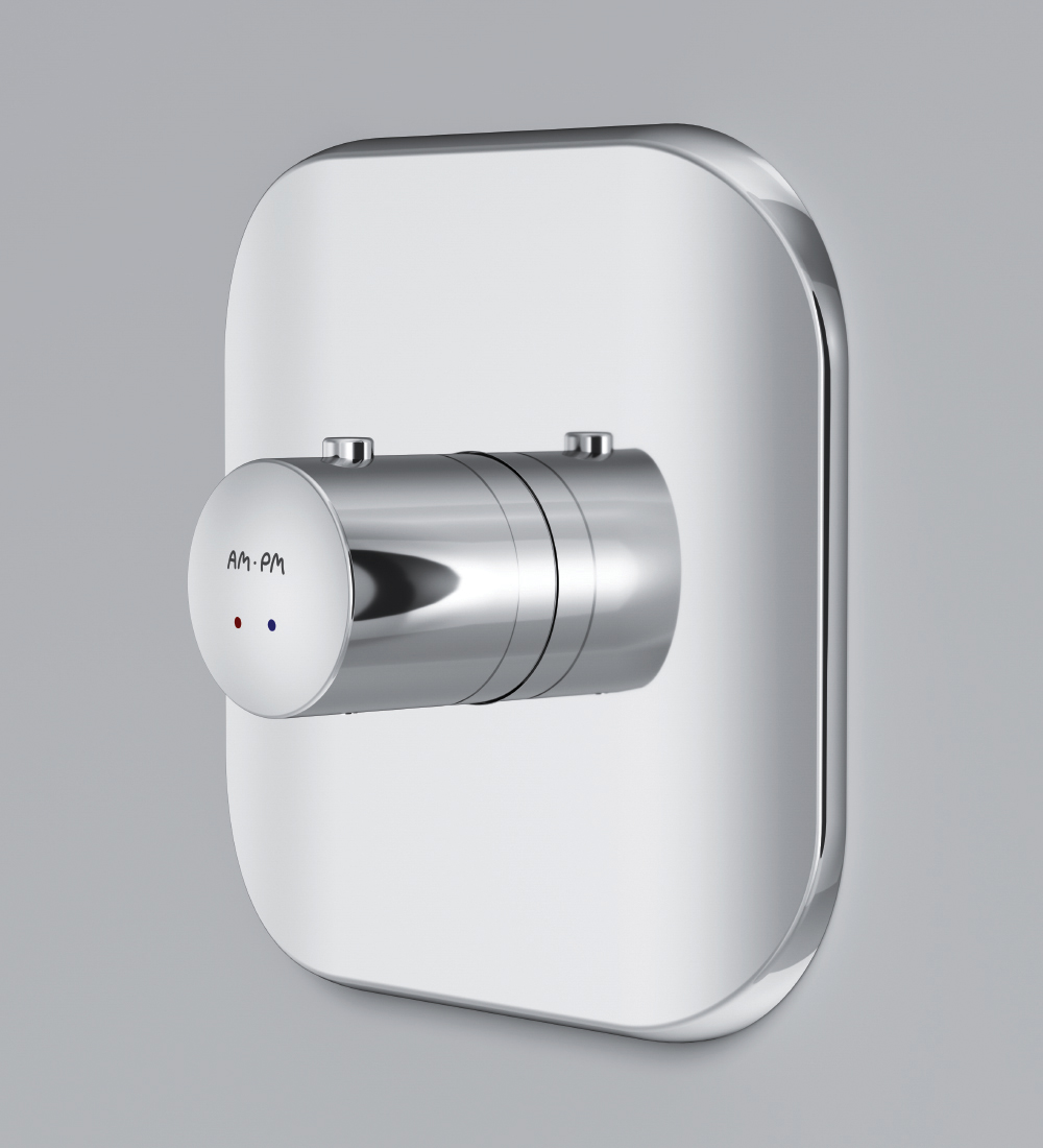Am.Pm Sensation Термостат, монтируемый в стену, цвет: хром F3075500