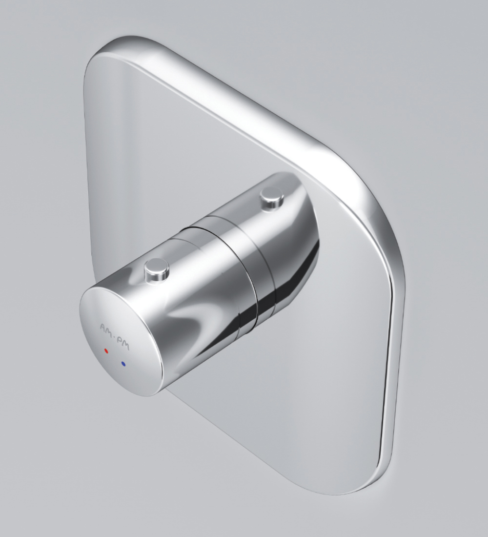 Am.Pm Sensation Термостат, монтируемый в стену, цвет: хром F3075500