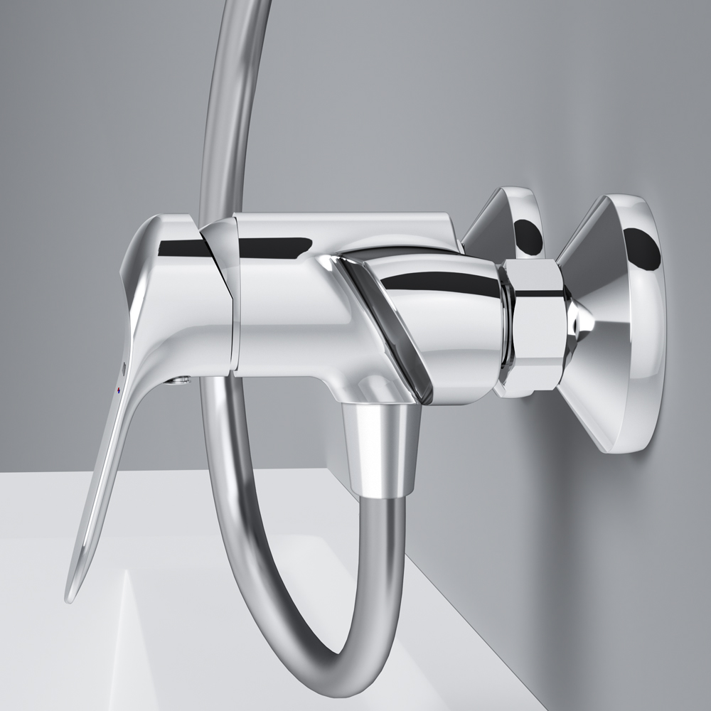 Am.Pm Sunny Смеситель для душа настенный, без душевого комплекта, цвет: хром глянцевый F85C20000