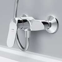 Am.Pm Sunny Смеситель для душа настенный, без душевого комплекта, цвет: хром глянцевый F85C20000