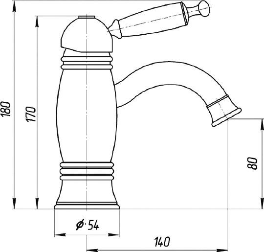Смеситель Migliore Oxford для раковины 19119