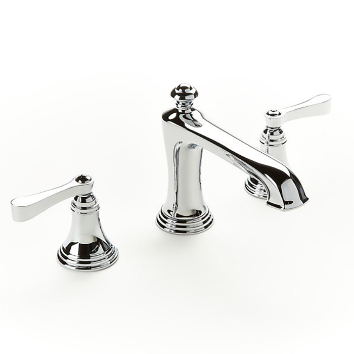 Burlington Crosswater Смеситель для раковины на 3 отверстия, излив 8,8h см, цвет: хром глянцевый R-11-08-PC