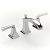Burlington Crosswater Смеситель для раковины на 3 отверстия, излив 11h см, цвет: хром глянец R-14-08-PC