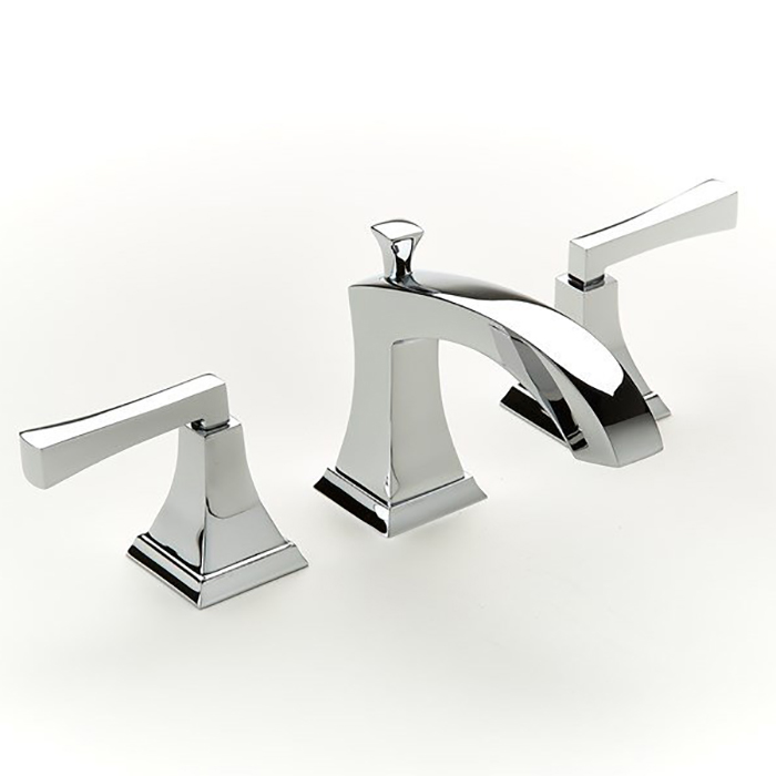 Burlington Crosswater Смеситель для раковины на 3 отверстия, излив 11h см, цвет: хром глянец R-14-08-PC