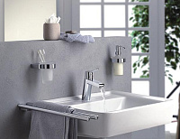 Kludi A-XES Стакан для зубных щеток, подвесной, стеклянный, цвет: хром 4897505