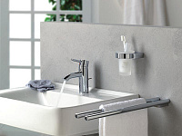 Kludi A-XES Стакан для зубных щеток, подвесной, стеклянный, цвет: хром 4897505