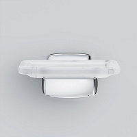 Am.Pm Gem Мыльница со стеклянной чашей, подвесная, цвет: хром глянцевый A9034200