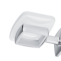 Am.Pm Gem Мыльница со стеклянной чашей, подвесная, цвет: хром глянцевый A9034200