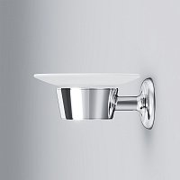 Am.Pm Like Мыльница со стеклянной чашей, подвесная, цвет: хром глянцевый A8034200