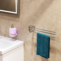 Am.Pm Gem Полотенцедержатель 40 см, подвесной, цвет: хром глянцевый A9032700