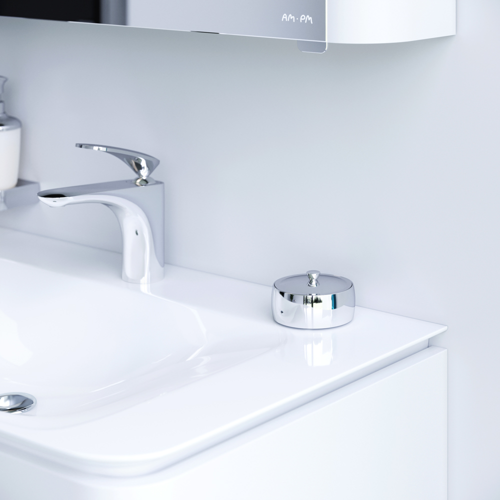 Am.Pm Sensation Шкатулка для украшений 9,3х5,2h см, цвет: хром глянцевый A3021000