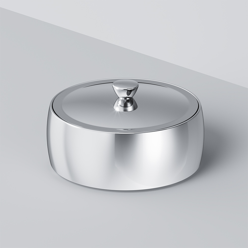 Am.Pm Sensation Шкатулка для украшений 9,3х5,2h см, цвет: хром глянцевый A3021000