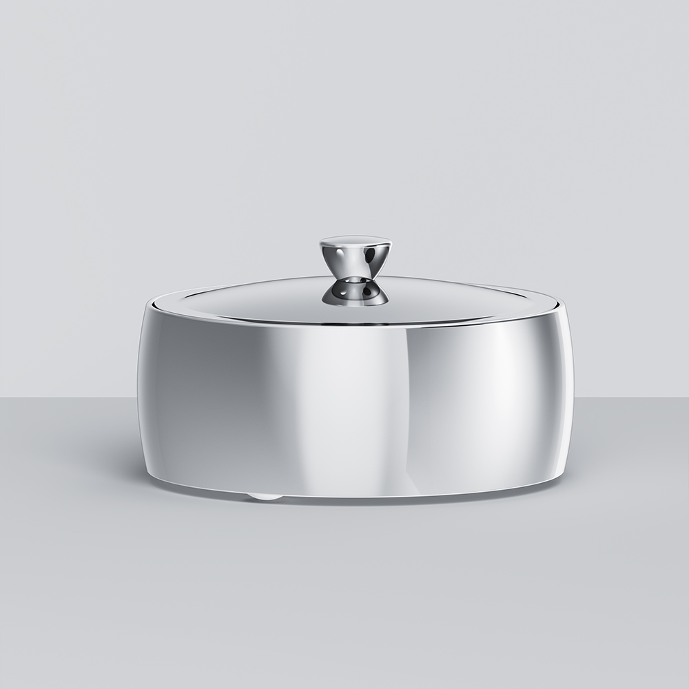 Am.Pm Sensation Шкатулка для украшений 9,3х5,2h см, цвет: хром глянцевый A3021000