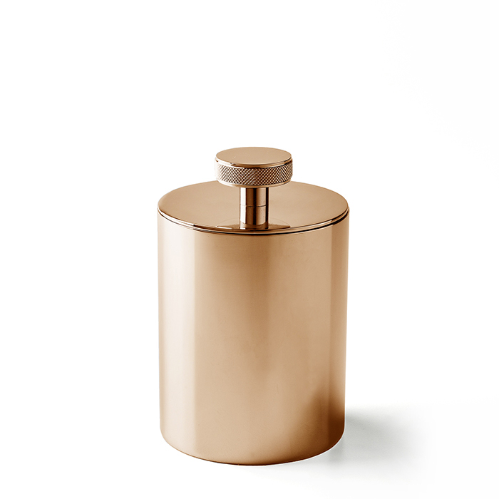 3SC Metal TonDa Баночка универсальная, D8хh13 см, настольная, цвет oro rosa opaco MET49AGDRM