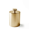 3SC Metal TonDa Баночка универсальная, D8хh13 см, с крышкой, настольная, цвет золото Lucido MET49AGD