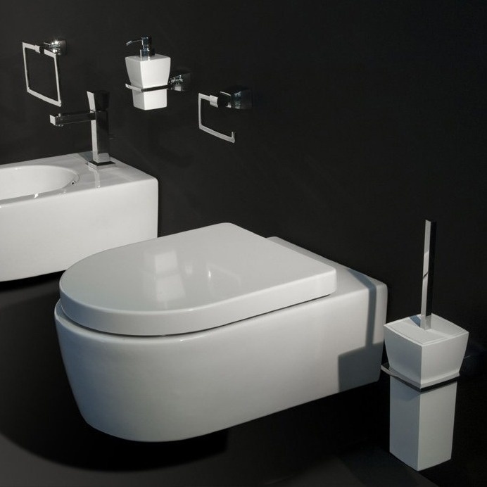 Bertocci Grace Держатель настенный для ершика, цвет: хром 142 7721 0000