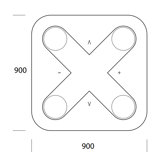 Emco Evo Пульт управления светом с магнитным креплением, цвет черный 9397 133 00