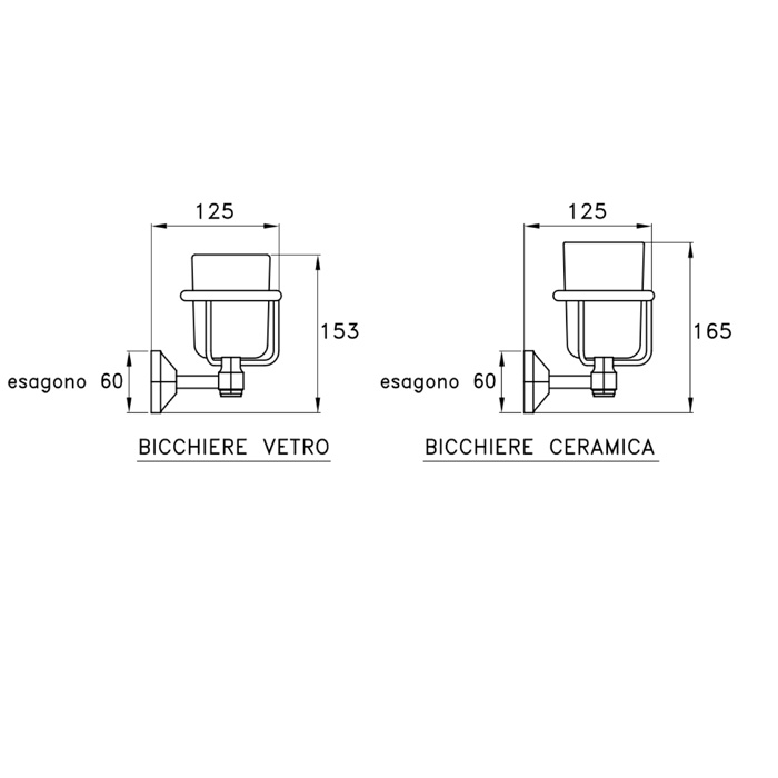 Stella Eccelsa Подстаканник настенный 1012, цвет: золото EC 10004 AU00