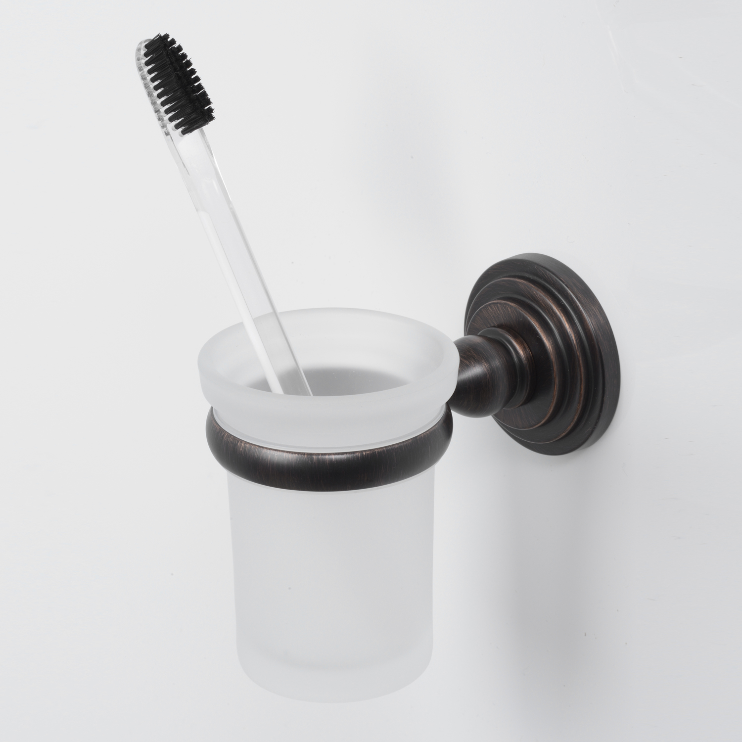 Wasserkraft Isar Стакан с держателем подвесной, стеклянный матовый, цвет: темная бронза K-7328