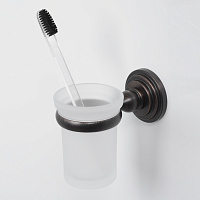 Wasserkraft Isar Стакан с держателем подвесной, стеклянный матовый, цвет: темная бронза K-7328