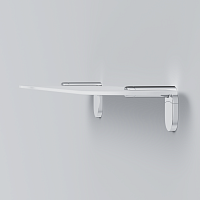 Am.Pm X-Joy Стеклянная полка 50 см, цвет: хром A8434700