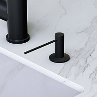 Am.Pm Gem Дозатор для жидкого мыла, встраиваемый, цвет: черный матовый A9037222