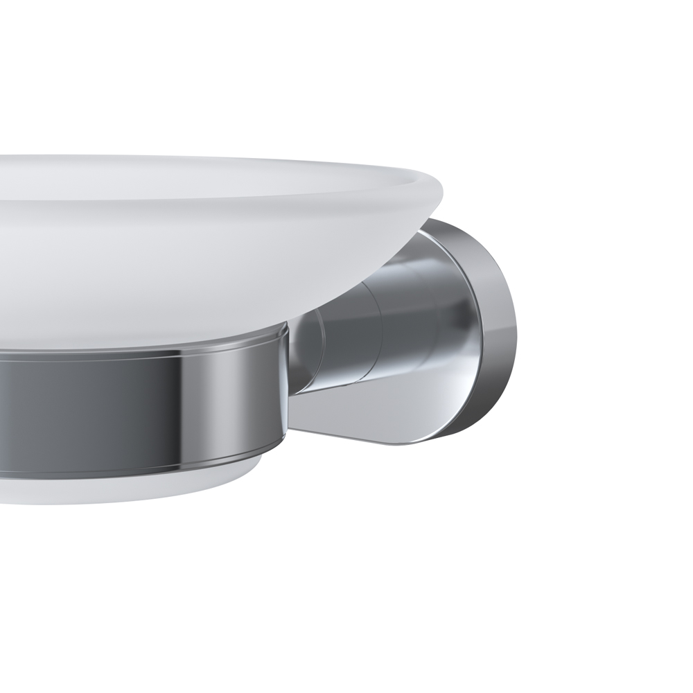 Am.Pm Sense Мыльница со стеклянной чашей, подвесная, цвет: хром глянцевый A7434200