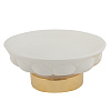 Migliore Olivia Mыльница с керамической чашей, настольная, цвет: золото 17447