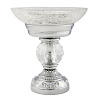 Migliore Cristalia Mыльница со стеклянной чашей, настольная, стекло, Swarovski, цвет: хром 16791