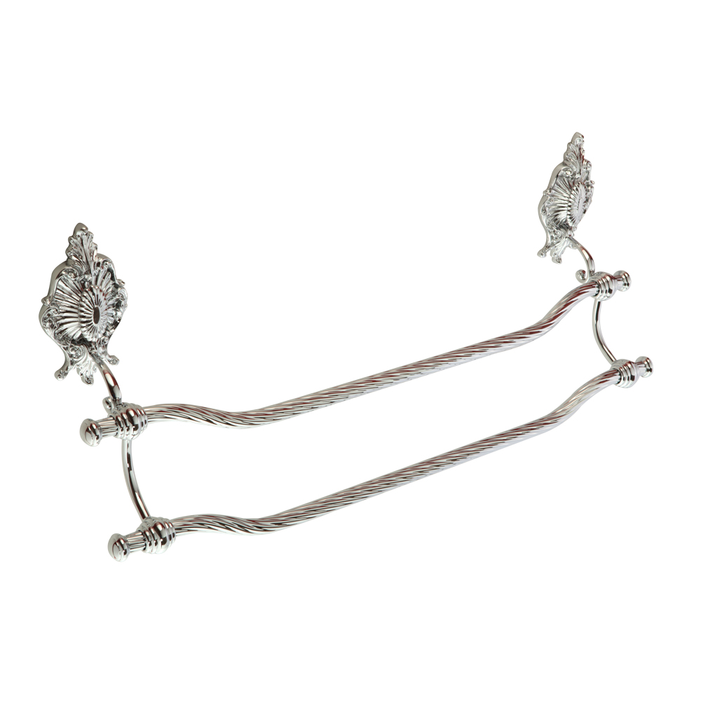 Migliore Elisabetta Полотенцедержатель двойной 60 см, цвет: хром 17040