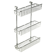 Migliore Complementi Полка-решетка большая тройная 40x15x60h, цвет: хром 22037