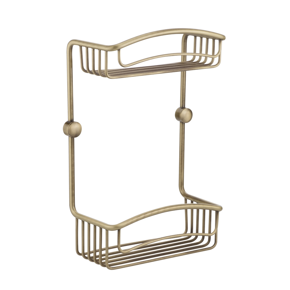 Migliore Complementi Полка-решетка двойная 20x10x30h, цвет: бронза 22026